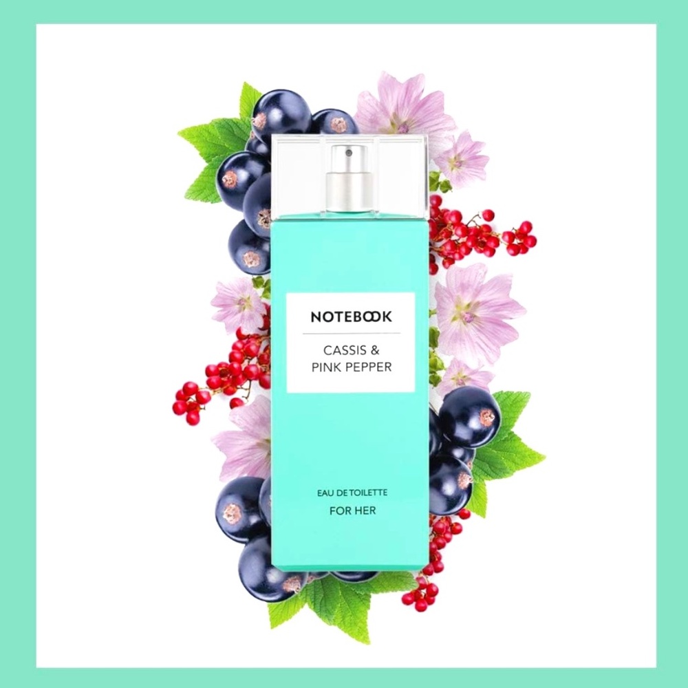 Notebook Cassis & Pink Pepper 100ml ITALY, NEW in BOX!